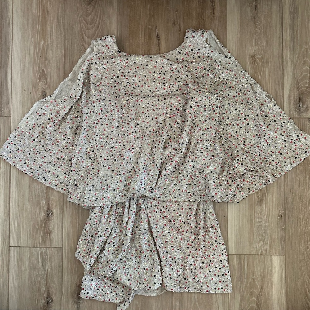 Vintage Mandalay Disco Sequined Mini Dress S/ M